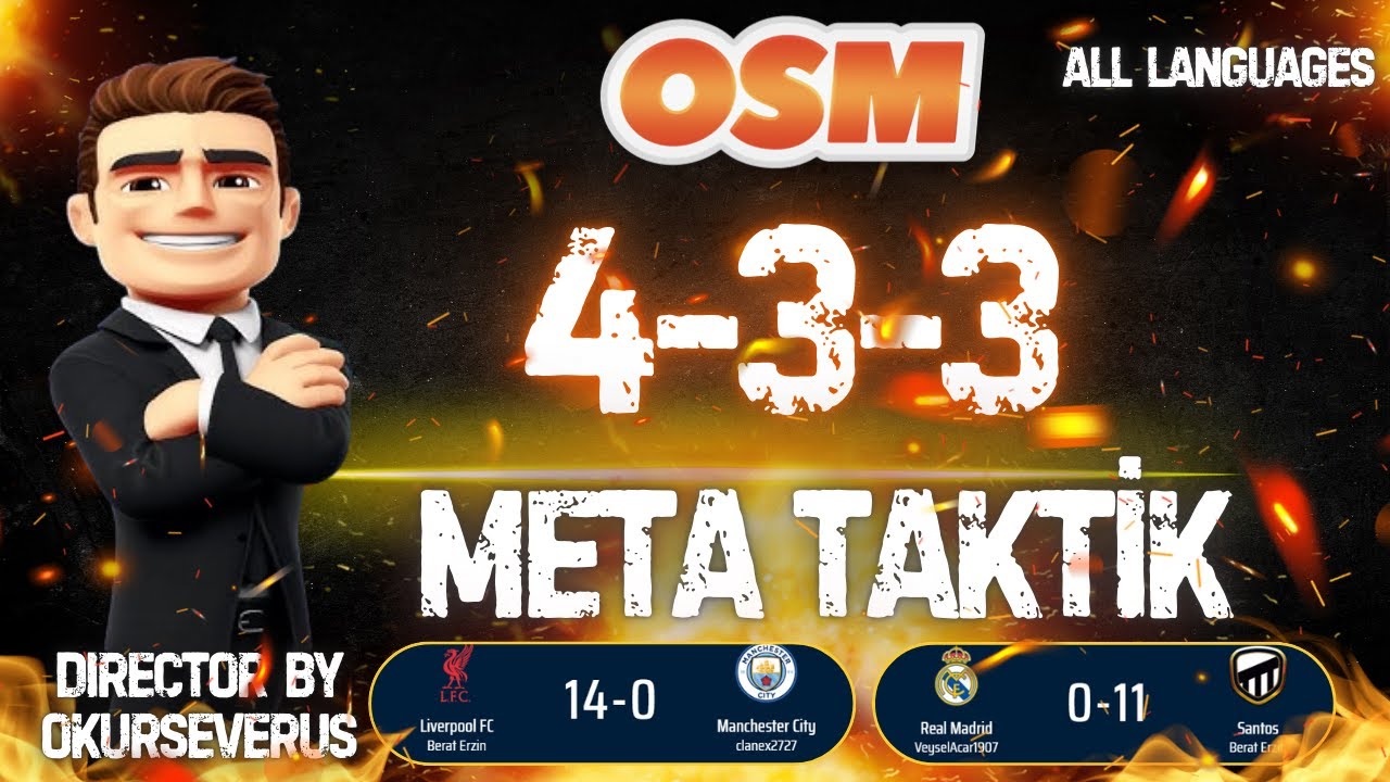 OSM 2025 EN İYİ 433 META TAKTİK ! THE NEW BEST TACTIC OF OSM 2025 ! ONLİNE SOCCER MANAGER 2025