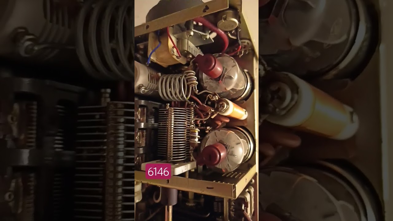 🎥 Kenwood TS-830S Final Amplifier Stage 6146 Tube Power Section