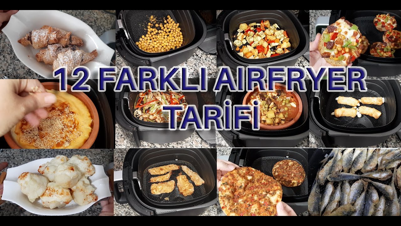 Philips Airfryer ile Tarifler 1 | 12 Kolay Tarif | Airfryer'da Ne Pişirebilirsiniz?