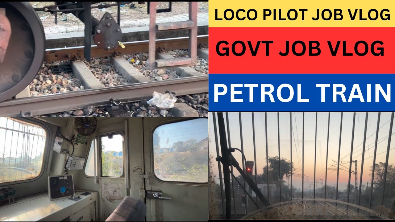 LOCO PILOT DRIVING PETROL TRAIN