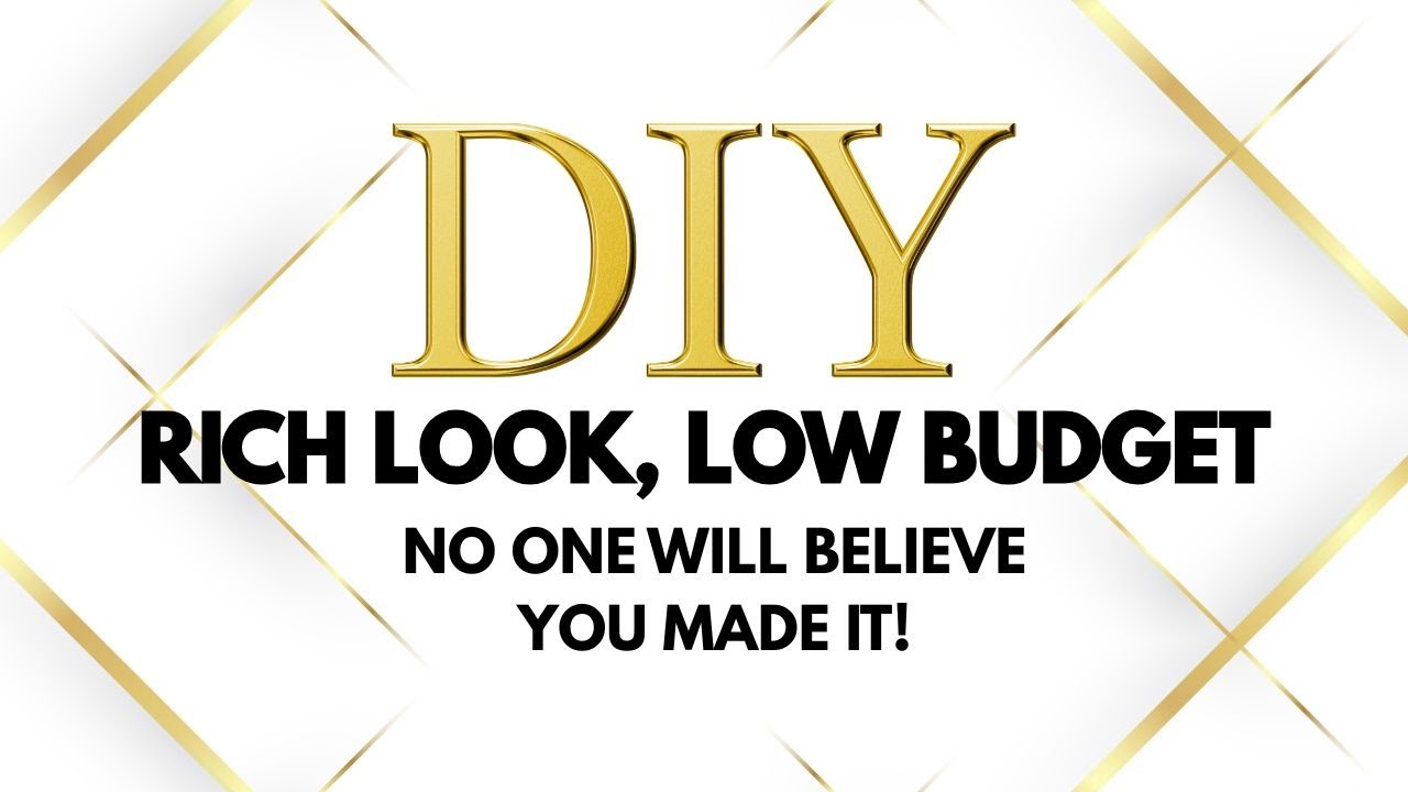 DIY Glam Home Decor That Looks Expensive