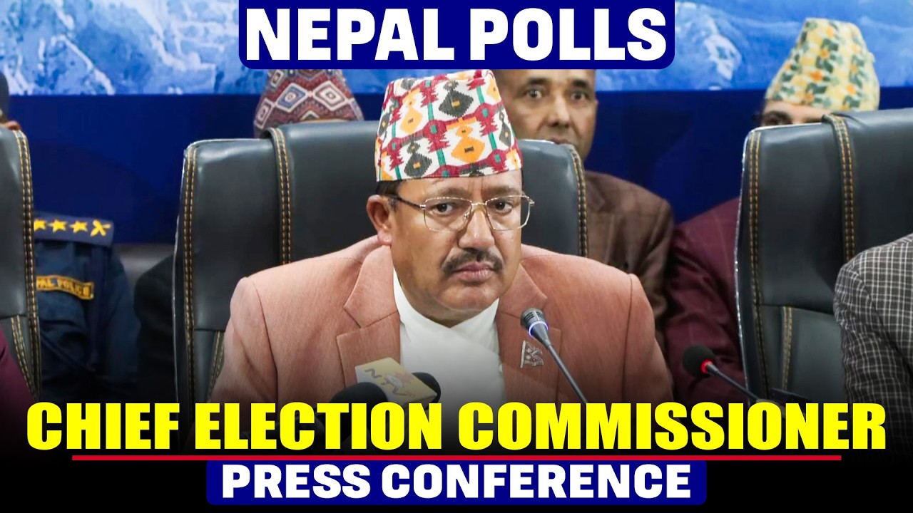 Nepal Election | Ram Prasad Bhandari, Officiating CEO holds Press Conference | Balen Shah