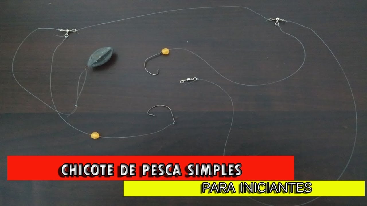 É iniciante?  Chicote para Pesca de Praia/Fundo Fácil de Fazer [Dicas e Pescas]