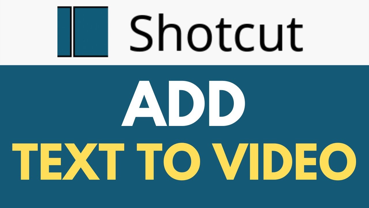 Как добавить текст к видео в Shotcut | Добавление и настройка текста | Учебное пособие по Shotcut