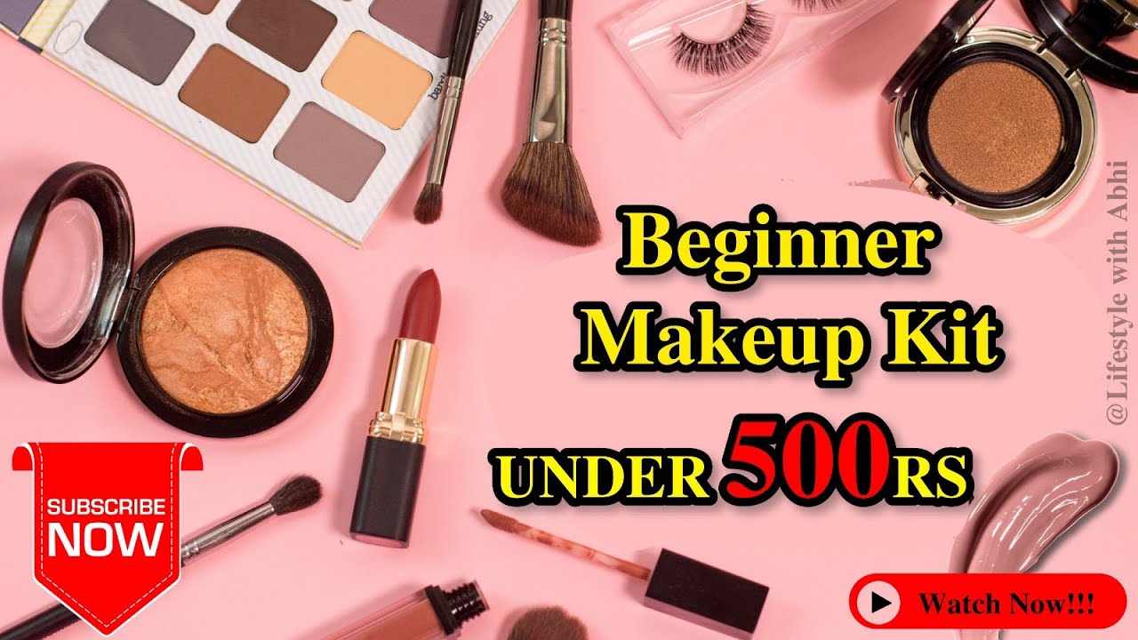 Beginner Makeup Kit Under 500Rs....😱👛🛍️💄5️⃣0️⃣0️⃣
