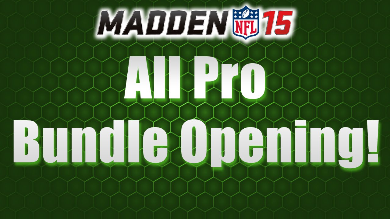 MUT 15 | All Pro Bundle Opening | Gift Pack Opening