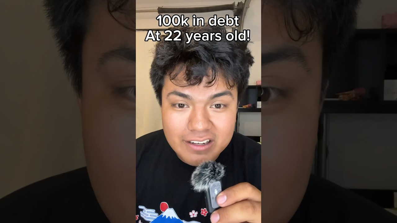 100k in debt at 22 years old!             #finance #explore #construction #100k #debt