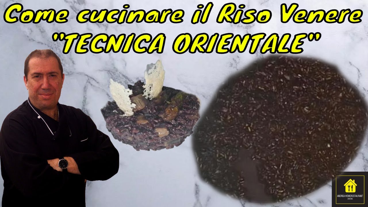 Come Cucinare il Riso Venere | Tecnica Orientale per un Riso Cremoso e Sgranato
