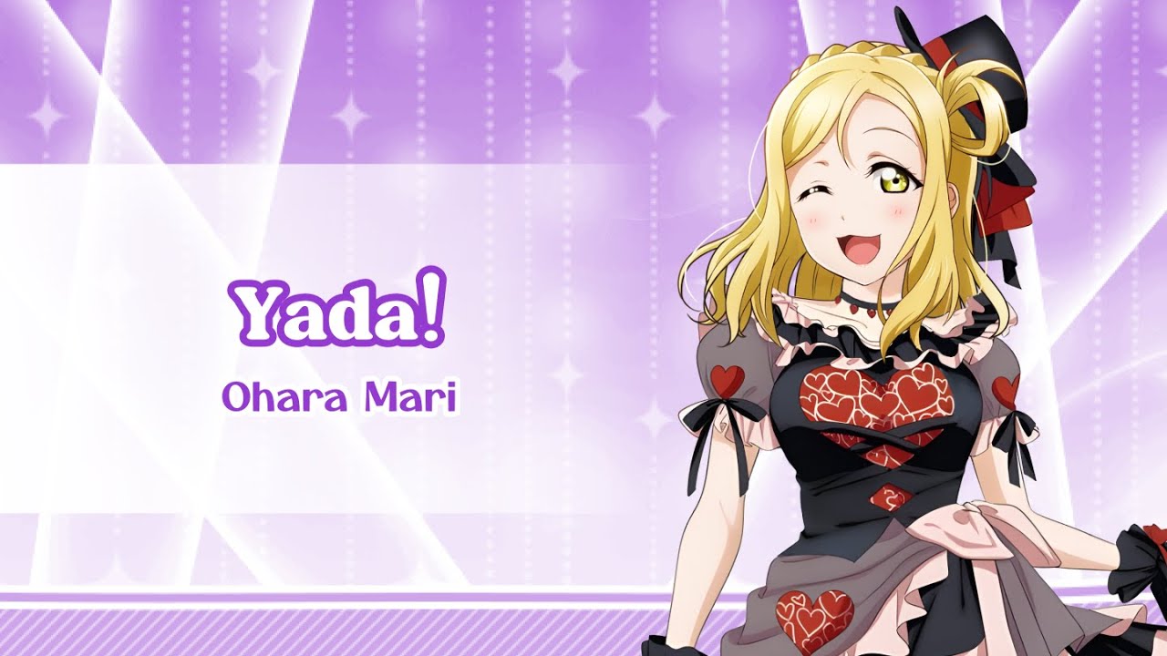 Yada!「ヤダ!」- Ohara Mari - AI Cover [KAN/ROM/ENG Lyrics]
