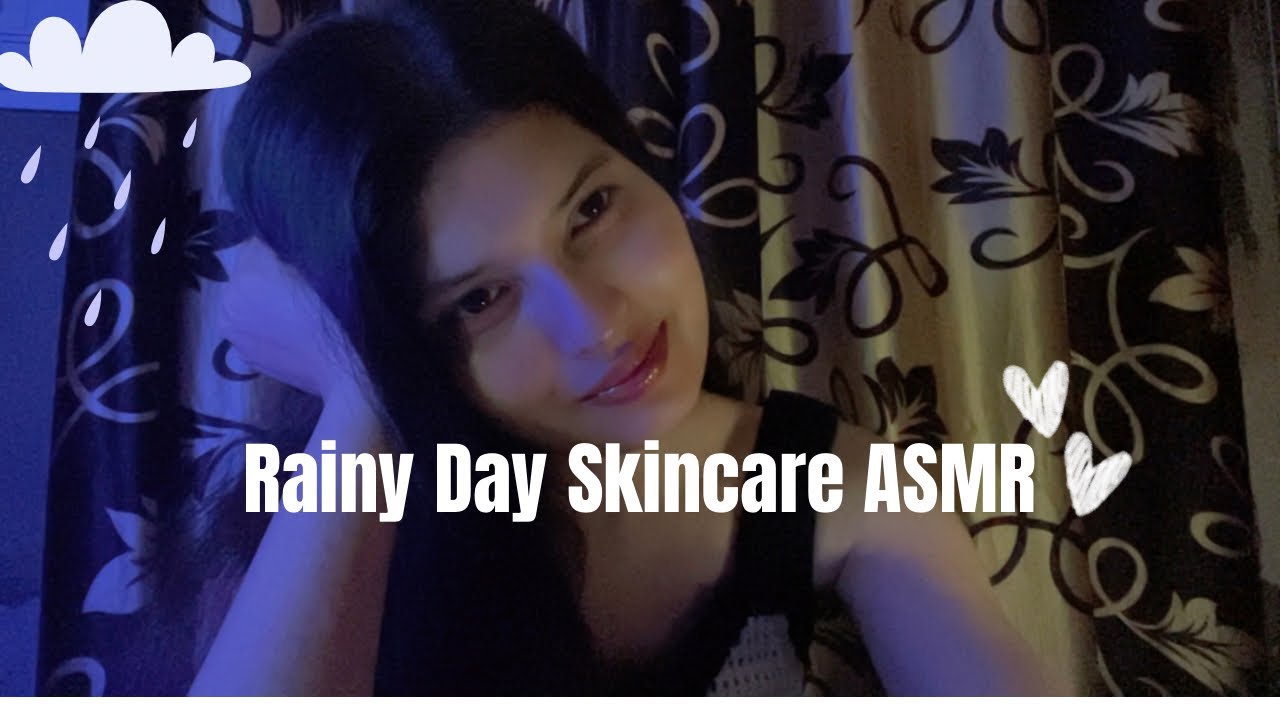 Rainy Day Gentle Skincare ASMR 🌧️✨ | Relaxing & Calm Routine #asmrskincare #relaxingasmr #rainsounds