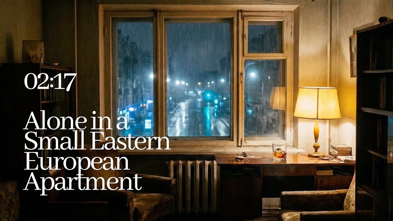 Alone in a Small Eastern European Apartment (Rain Outside) — 02:17 AM