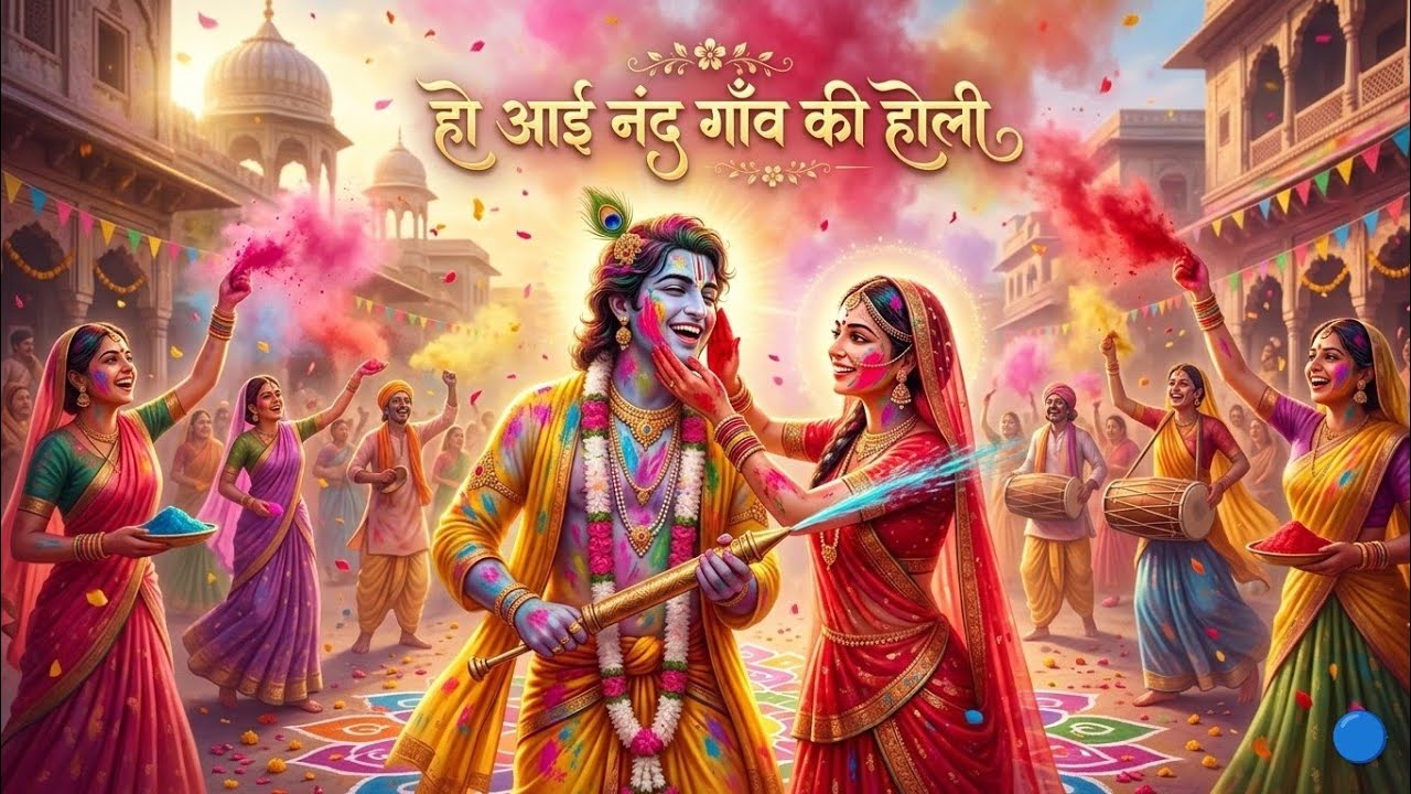 हो आई नंद गाँव की होली | Radha Krishna Holi Bhajan 2026 | राधा कृष्ण भजन 🥰🌸 #holi2026 #ytviralvideo 