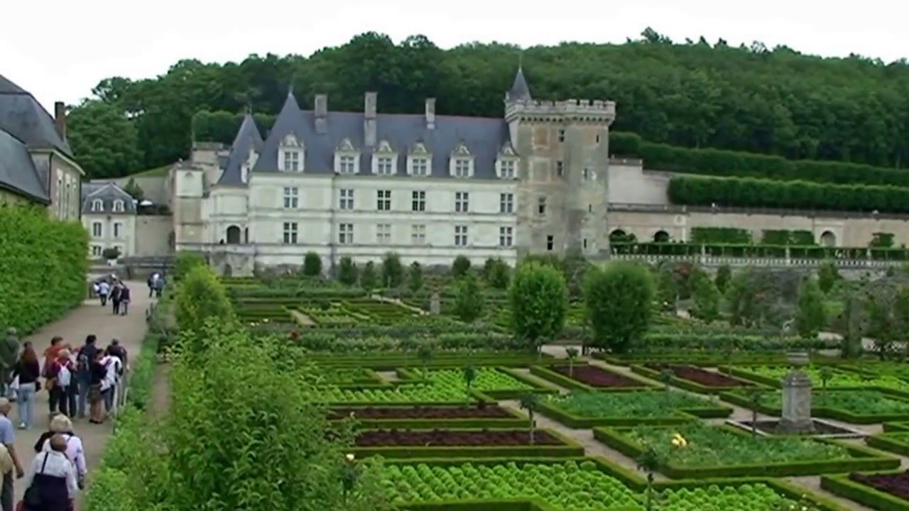 Le #château  Renaissance les jardins a la Française de #Villandry