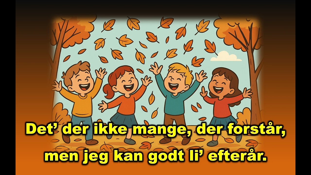 Jeg kan godt li efterår - syng med