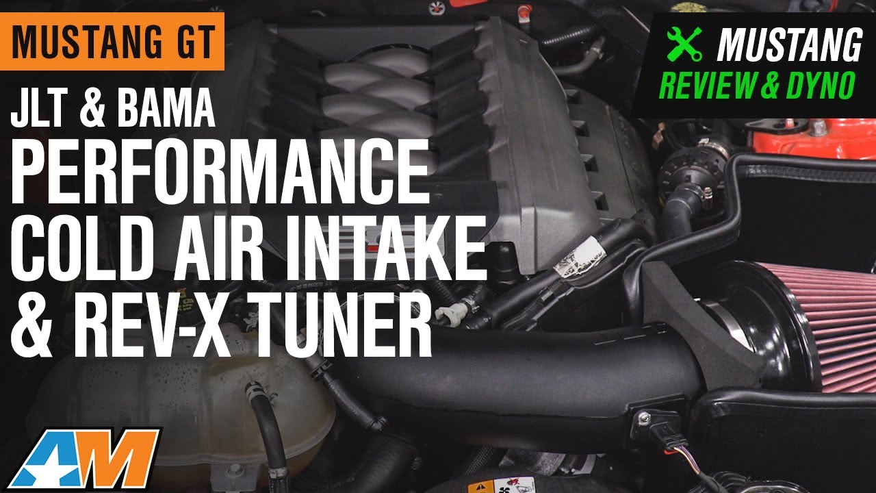 2015-2017 Mustang GT JLT Performance Cold Air Intake & Bama Rev-X Tuner Review & Dyno Test