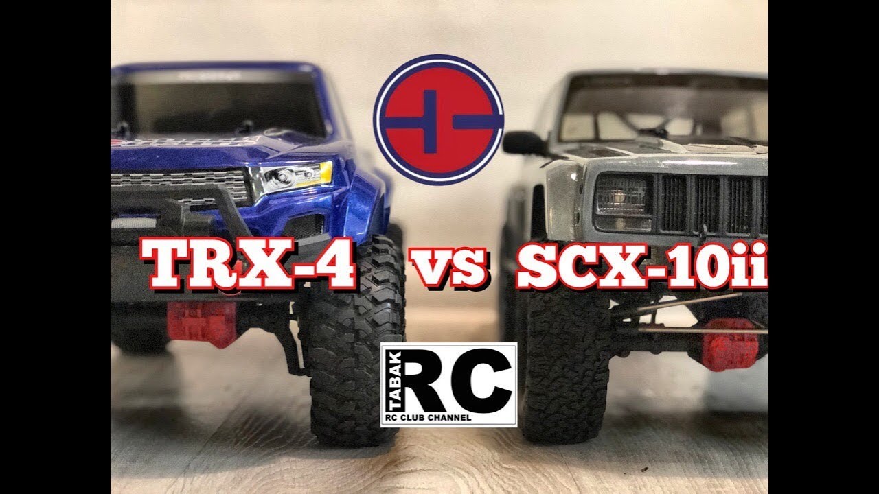 AXIAL SCX-10ii  vs TRAXXAS TRX-4 SPORT. Кто круче?