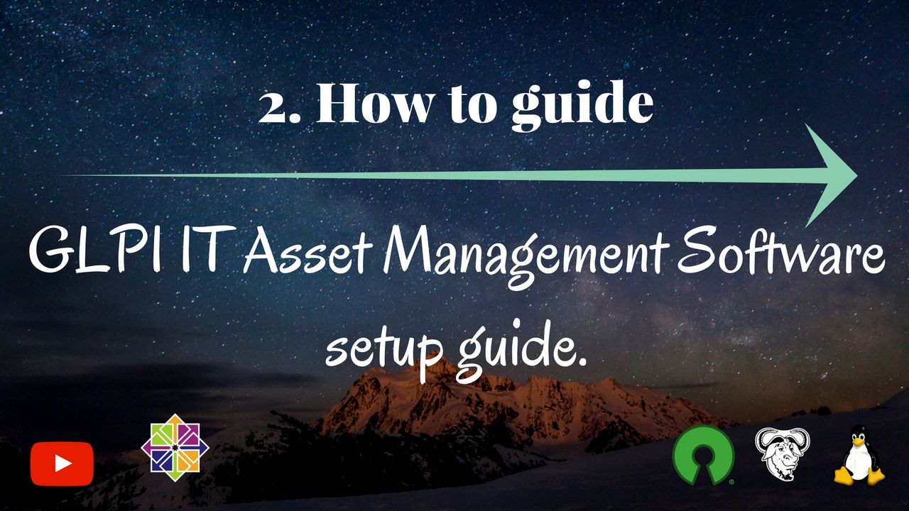 GLPI IT Asset Management Software setup guide