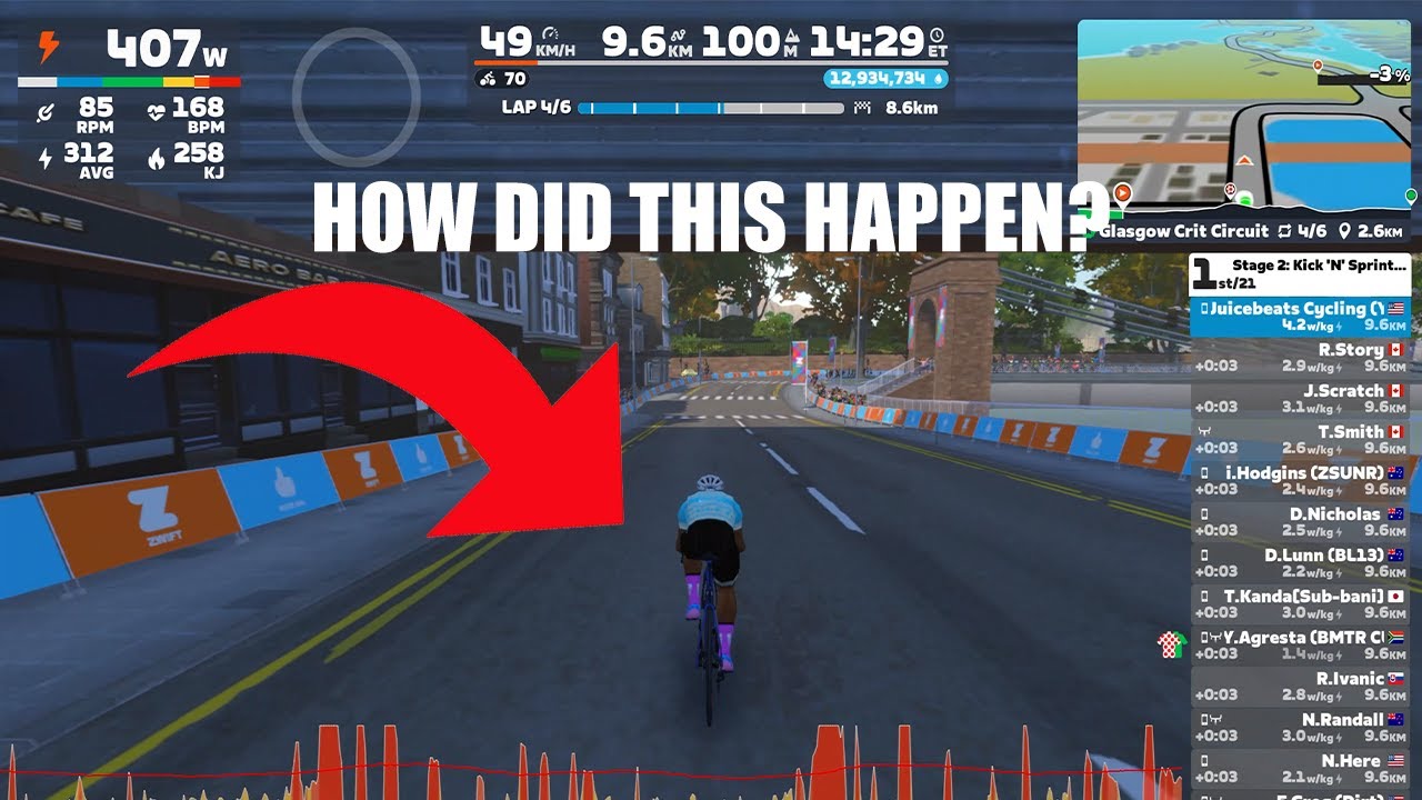 Solo Breakaway? | Stage 2 Kick N Sprint Zwift Race