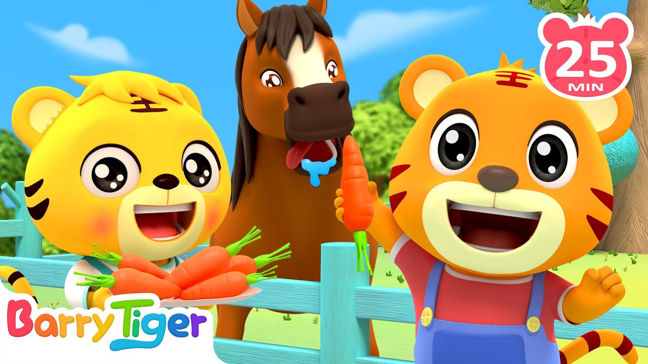 Animals On the Farm | Animal Dance | Animal Songs & Nursery Rhymes - BarryTiger(BabyTiger)
