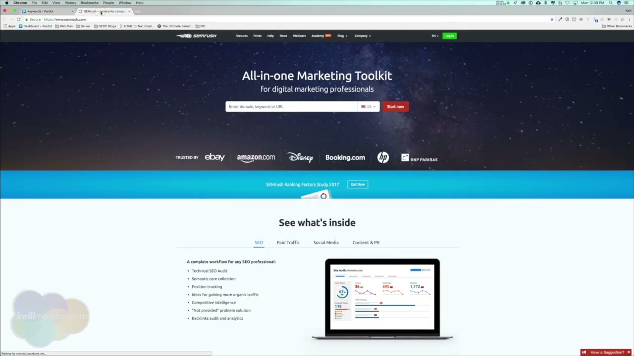 Pardot (Account Engagement): SEO Monitoring, Keywords & Competitors