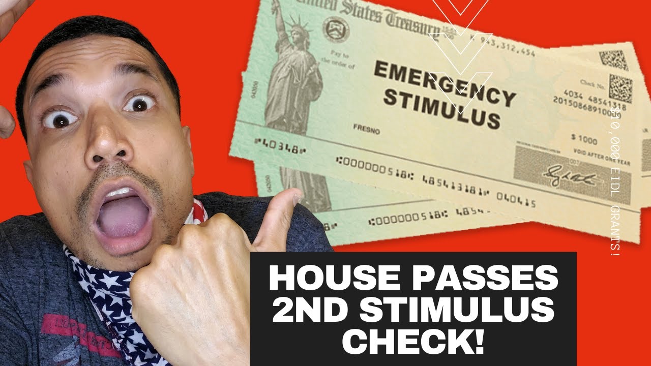 House Passes $600 Second Stimulus Check Bill!