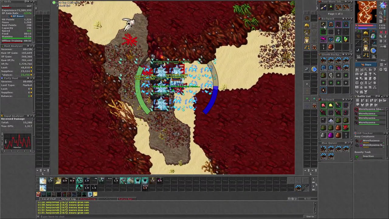 TIBIA RP LVL 160+ WEREHYAENA