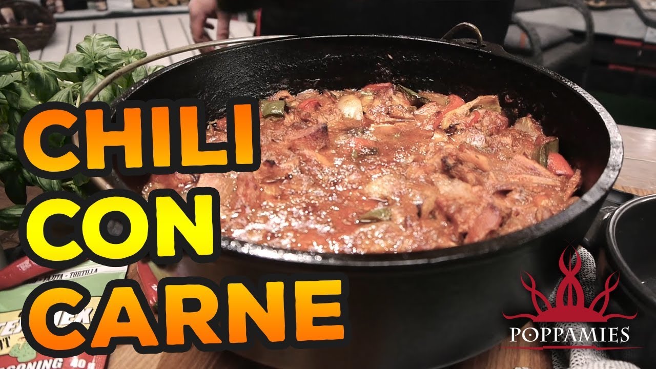 Chili con Carne grilliss&auml; - Poppamies resepti