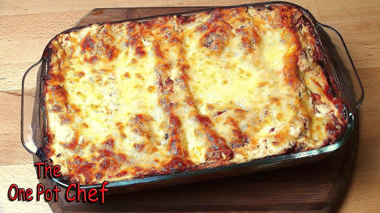 Beef and Vegetable Cannelloni | One Pot Chef