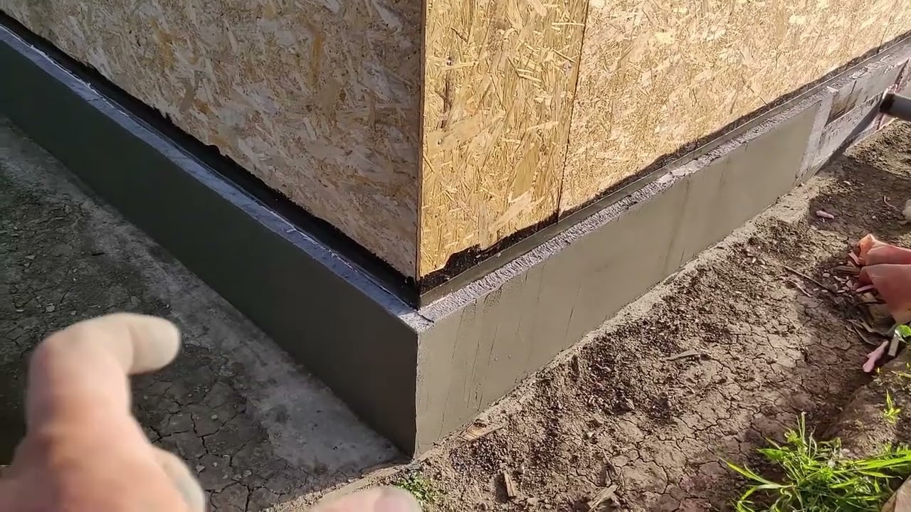 #14 Steel Frame House Casa structura metalica - Termoizolatie soclul casei