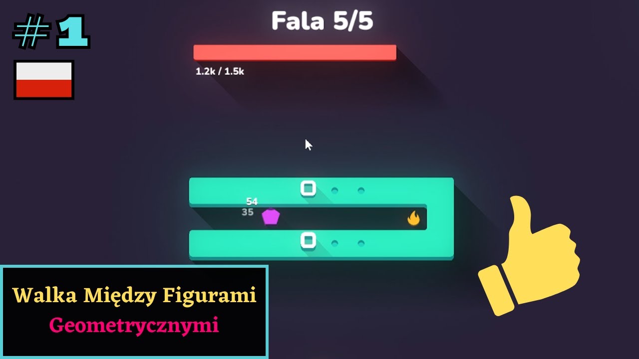 Zagrajmy w Outhold [ PL ] Odc.1  -  Walka Między Figurami Geometrycznymi.