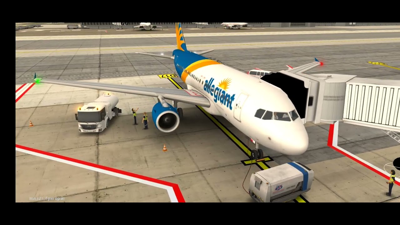 A319 AIRBUS ✈️ Allegiant 🛫 Washington Airport 🇺🇸 World of Airports 🌎 #aviation #airplane #airports 