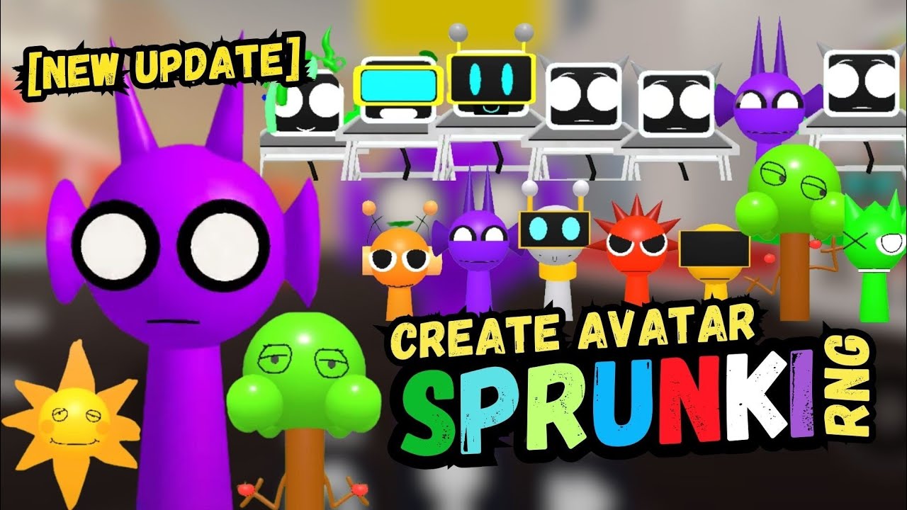 [New Update] Create Sprunki and Fun with New 3 Sprunki Characters in Sprunki RNG