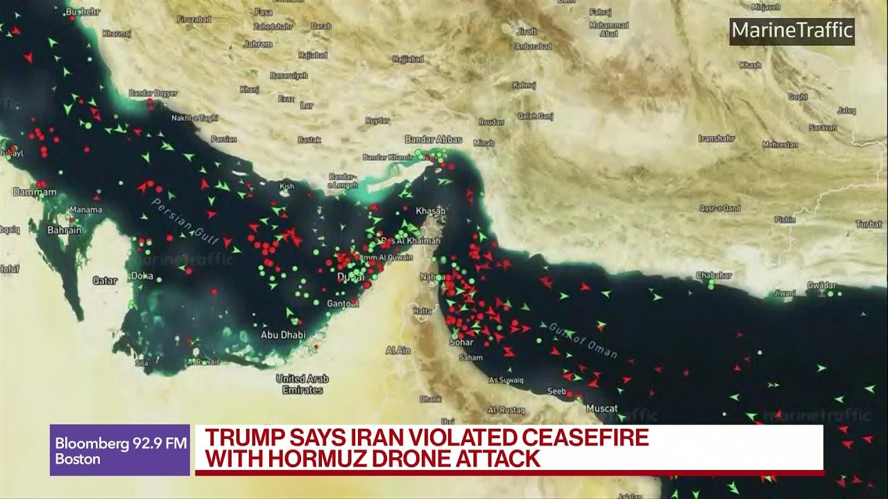 Trump Says Iran Violated Ceasefire With Hormuz Drone Attack