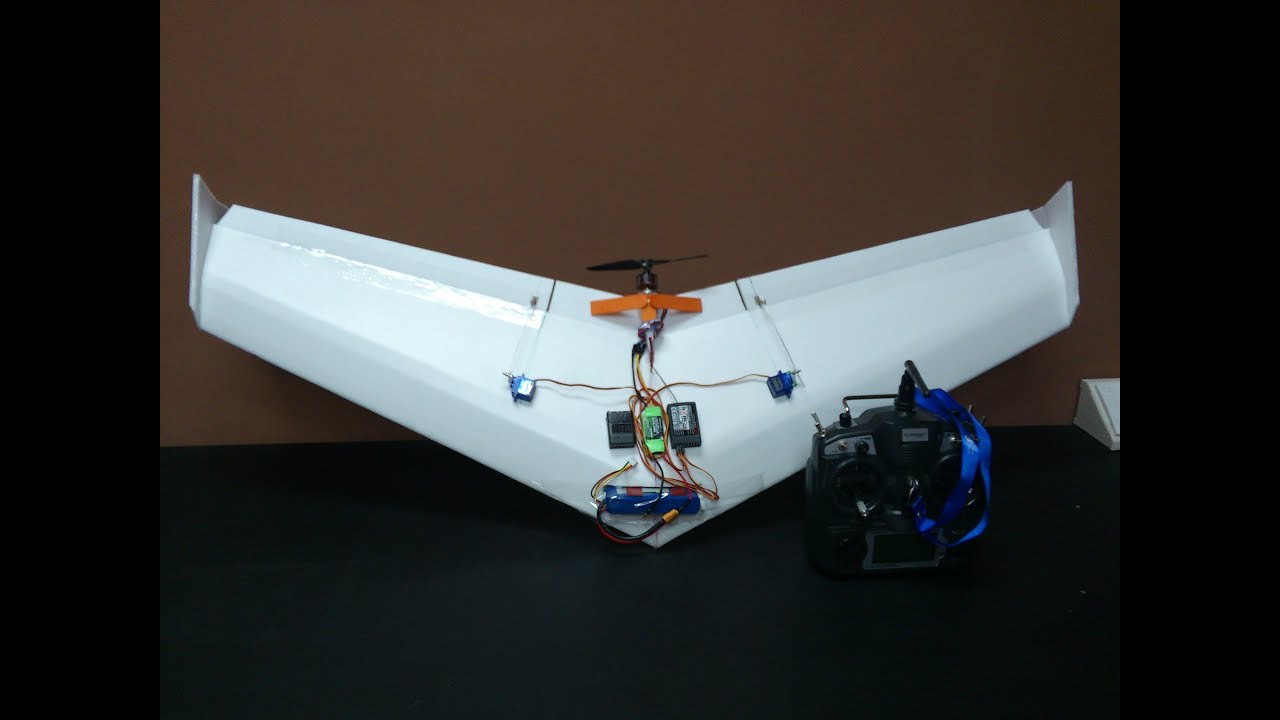 Build Simple Flying Wing ( delta wing ) V1