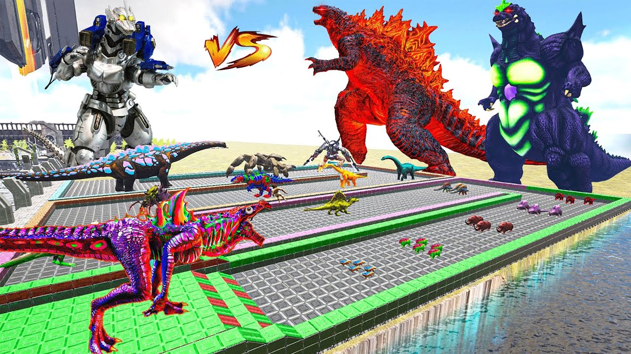 Max Damage Dinos VS Max Health Dinos – Who Wins? | ARK Ascended