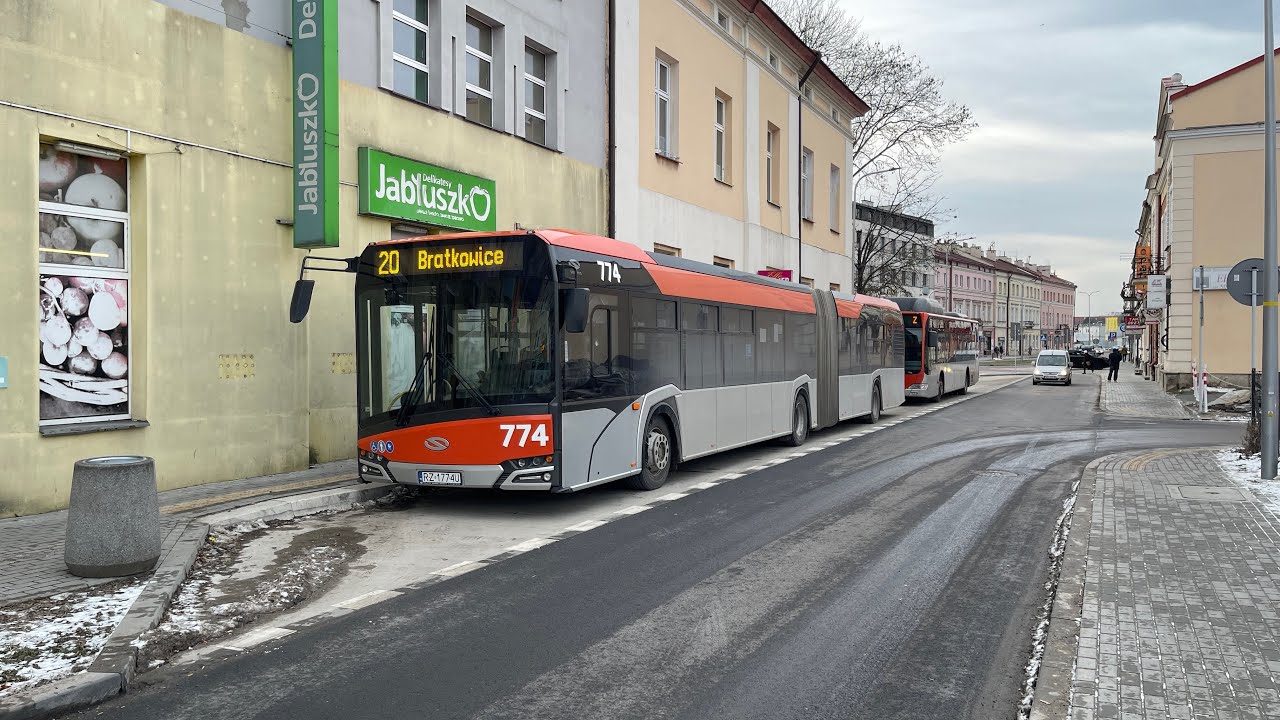 Linia 20. Bardowskiego ➡️ Bratkowice (Solaris Urbino 18 IV #774)