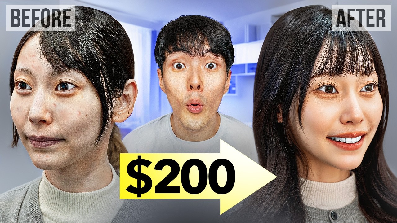 $200 Makeover in Korea is Life-Changing!