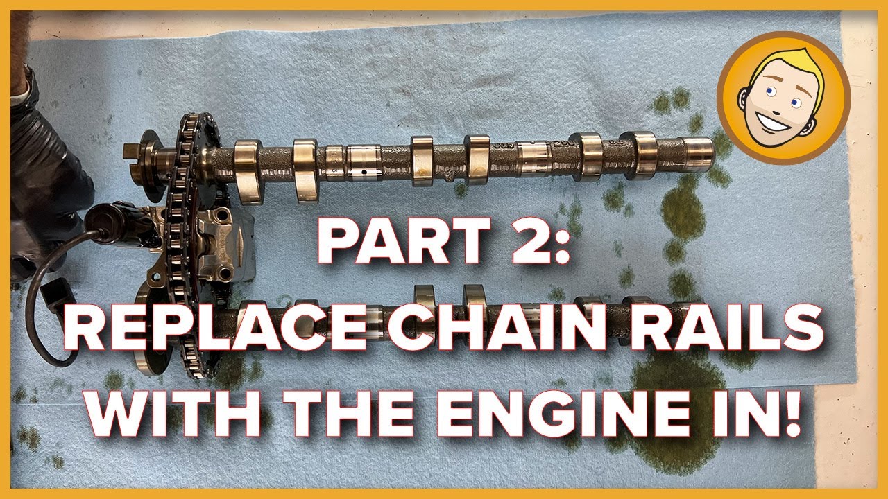 Porsche CAM TIMING CHAIN GUIDE RAIL Replacement/Install - Day 2 - Bank 2 (Condensed Version)