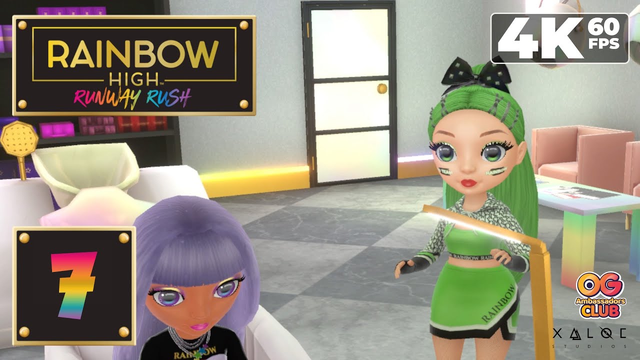 Rainbow High™: Runway Rush (PC) - 4K60 Walkthrough Part 7 - Avery's Makeover