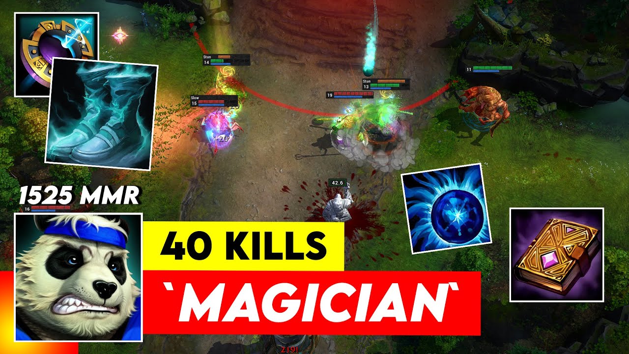 HON REBORN Pandamonium Gameplay - `magician` - 1525 MMR