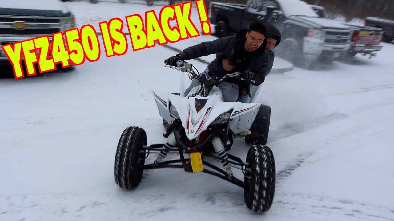MANNY'S YFZ450 IS BACK AND FIXED ! (I HOPE . . . ) | BRAAP VLOGS