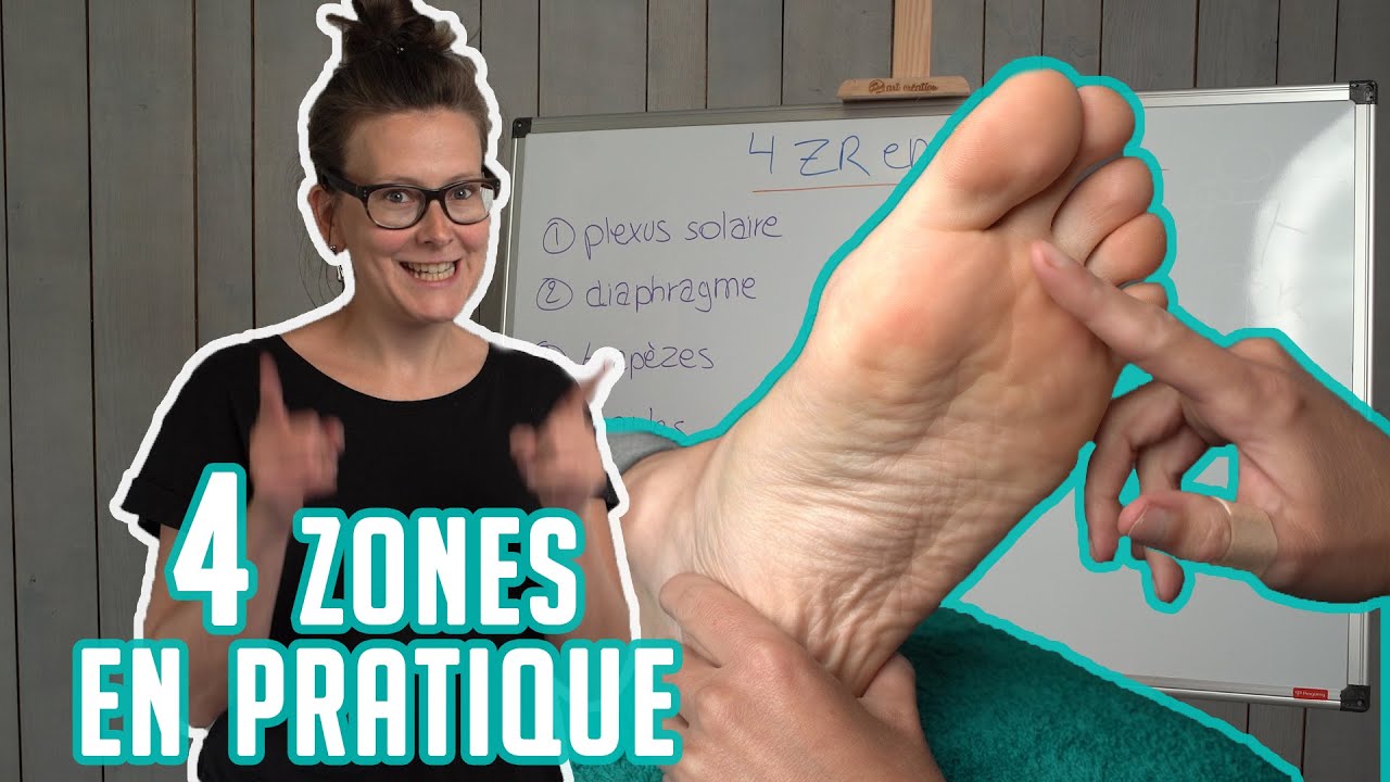 4 zones réflexes à pratiquer en réflexologie plantaire