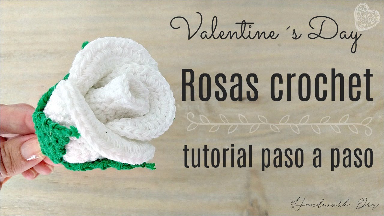 Rosas a crochet para Valentine´s day | Handwork Diy