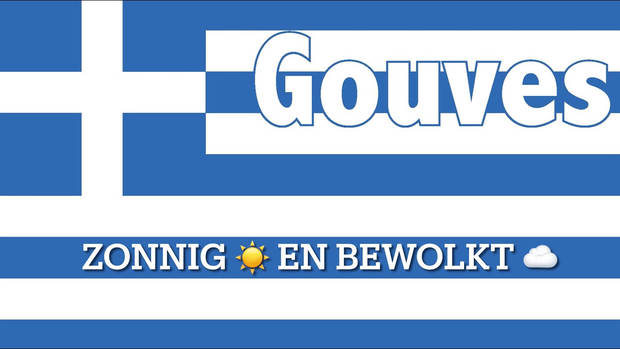 Gouves zonnig en bewolkt 2024