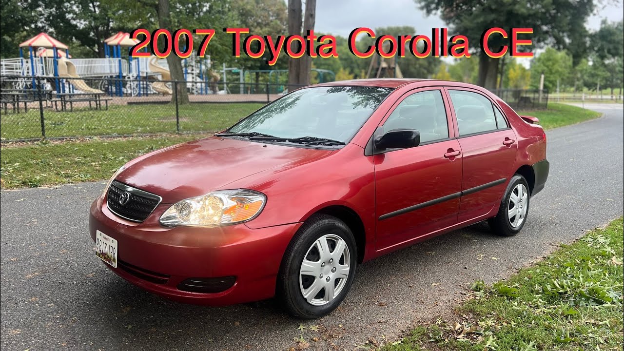 Ввод в эксплуатацию, осмотр и тест-драйв Toyota Corolla CE 2007 года!