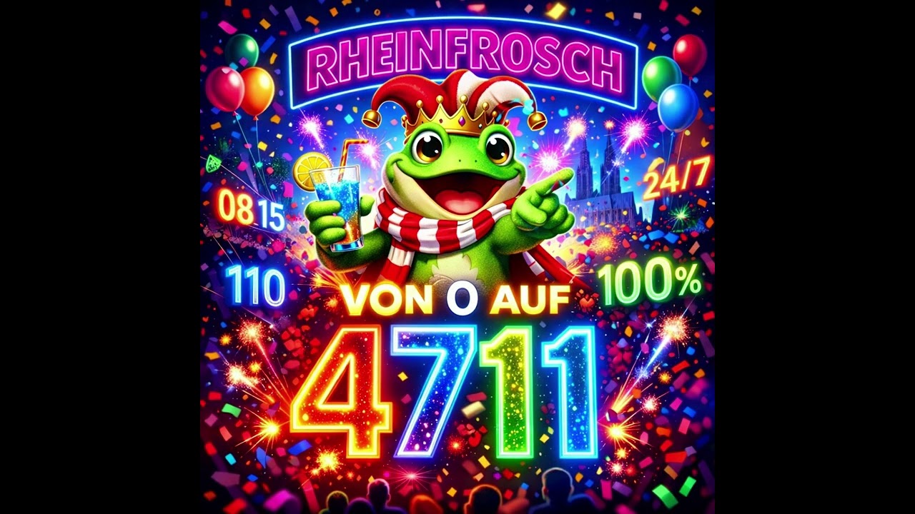 Rheinfrosch - Von 0 auf 4711 - #karneval #Alaaf #karneval2026 #Köln