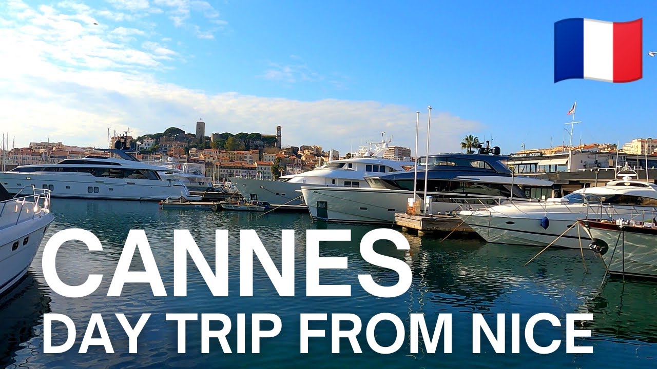 [4K] [Hindi] A Day in Cannes | Cannes city tour | Day trip from Nice | Beach side walk | कांन्स टूर