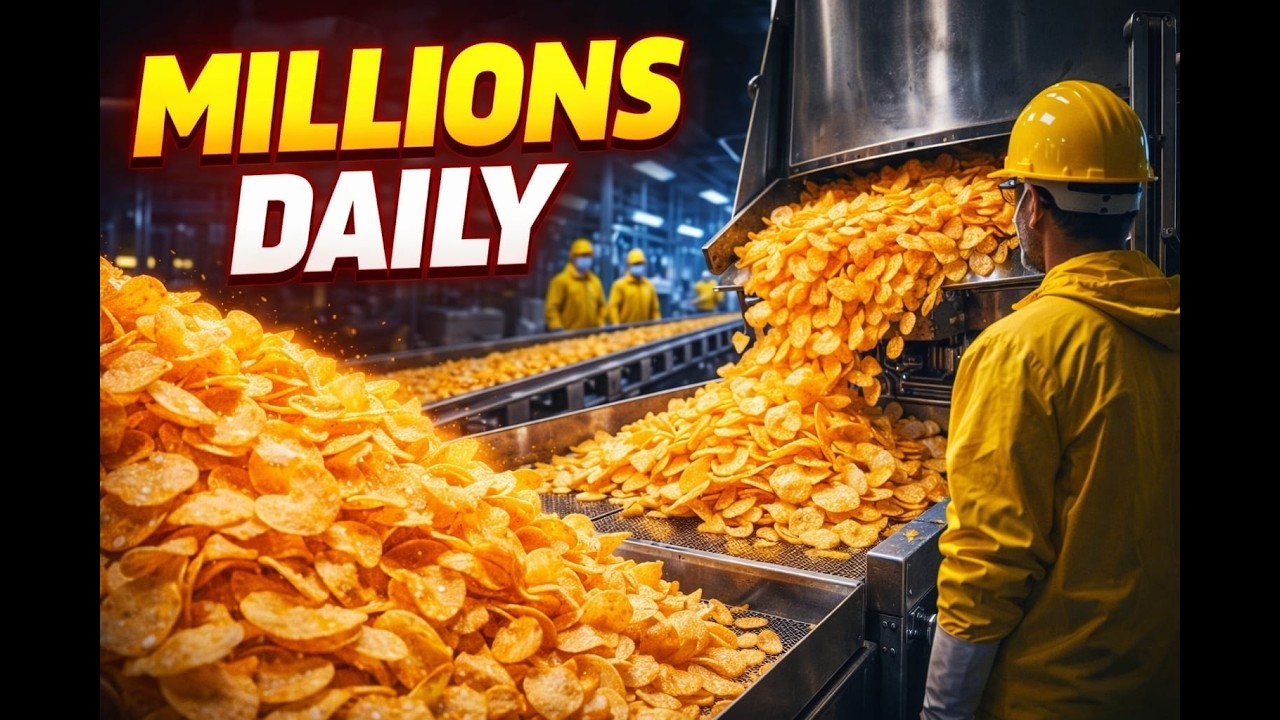 Inside the lays Chips Factory -Millions Made Every Hour!
