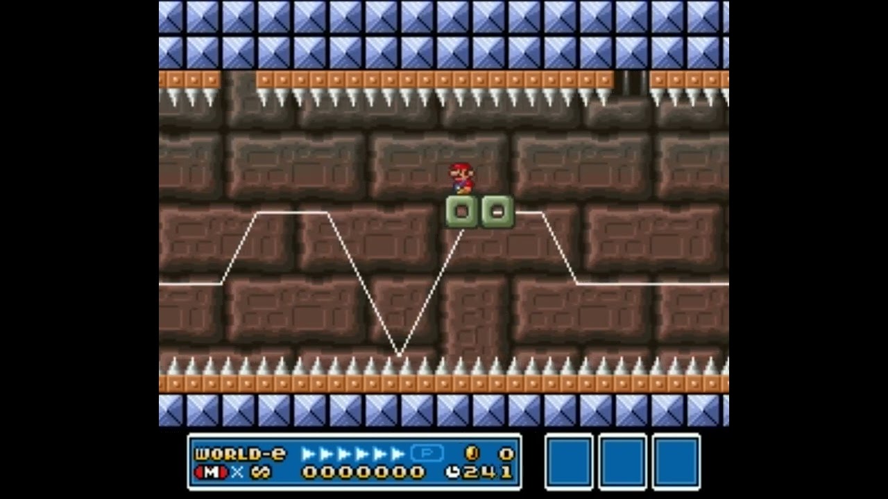 Пользовательский уровень №587 для Super Mario All-Stars в Super Mario Bros. 3 — Дворец платформен...