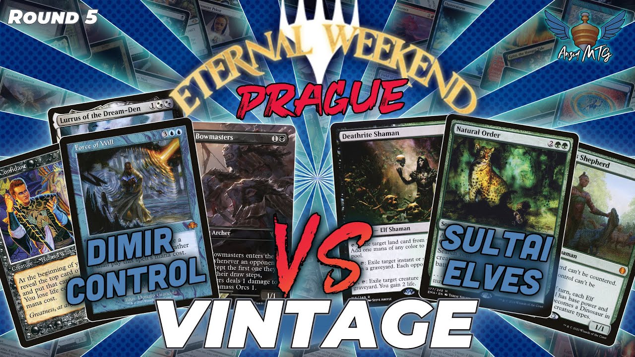MTG Vintage | Dimir Control против Sultai Elves | Eternal Weekend Europe 2023 | Раунд 5